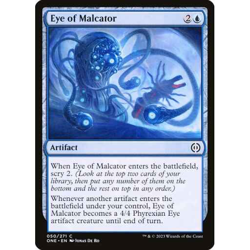 Phyrexia: All Will Be One - 50 - Eye of Malcator - Common - U - Non-foil