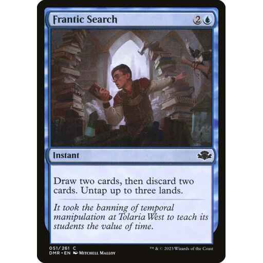 Dominaria Remastered - 51 - Frantic Search - Common - U - Non-foil