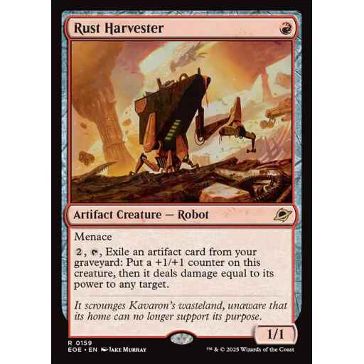 Edge of Eternities - 159 - Rust Harvester - Rare - R - Non-foil