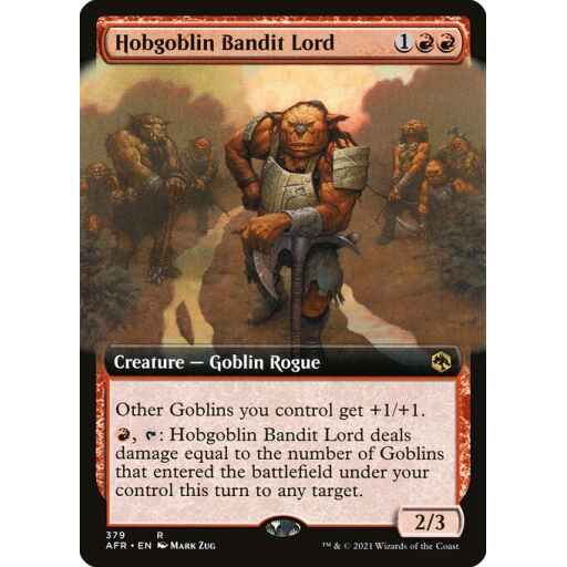 Adventures in the Forgotten Realms - 379 - Hobgoblin Bandit Lord - Rare - R - Non-foil