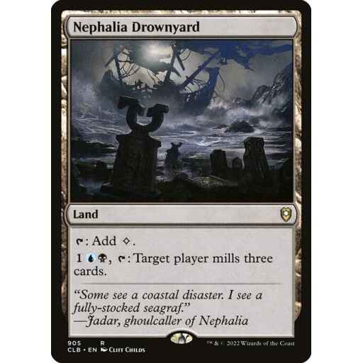 Commander Legends: Battle for Baldur's Gate - 905 - Nephalia Drownyard - Rare - C - Non-foil