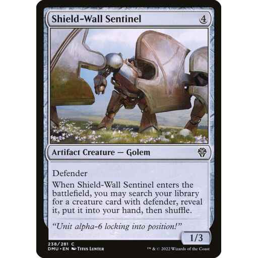 Dominaria United - 238 - Shield-Wall Sentinel - Common - C - Non-foil