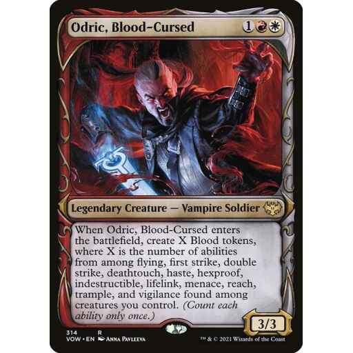 Innistrad: Crimson Vow - 314 - Odric, Blood-Cursed - Rare - WR - Non-foil