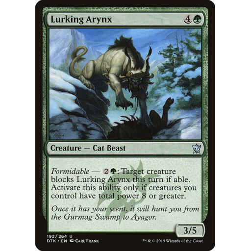 Dragons of Tarkir - 192 - Lurking Arynx - Uncommon - G - Non-foil
