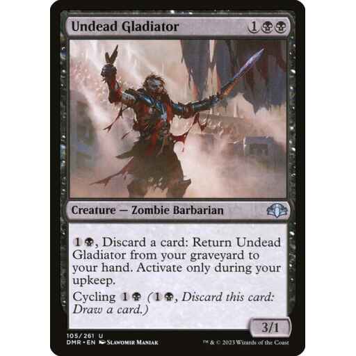 Dominaria Remastered - 105 - Undead Gladiator - Uncommon - B - Non-foil