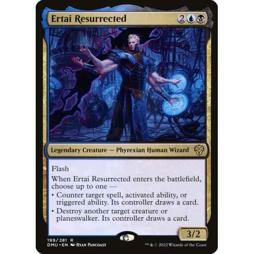 Dominaria United - 199 - Ertai Resurrected - Rare - UB - Non-foil
