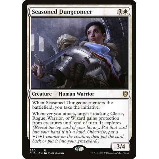 Commander Legends: Battle for Baldur's Gate - 660 - Seasoned Dungeoneer - Rare - W - Non-foil