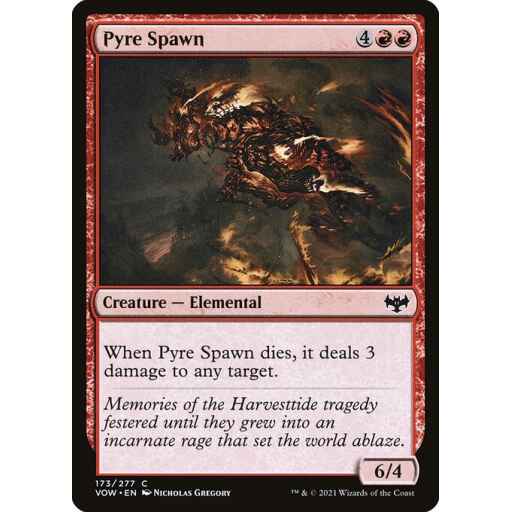 Innistrad: Crimson Vow - 173 - Pyre Spawn - Common - R - Non-foil