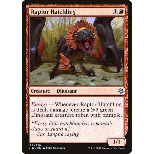 Ixalan - 155 - Raptor Hatchling - Uncommon - R - Non-foil