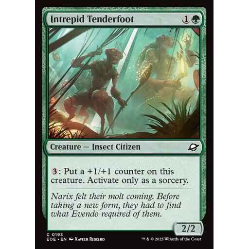 Edge of Eternities - 193 - Intrepid Tenderfoot - Common - G - Foil