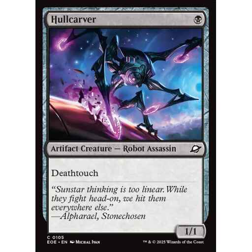 Edge of Eternities - 105 - Hullcarver - Common - B - Foil