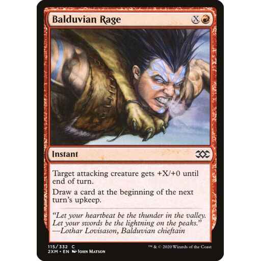 Double Masters - 115 - Balduvian Rage - Common - R - Non-foil
