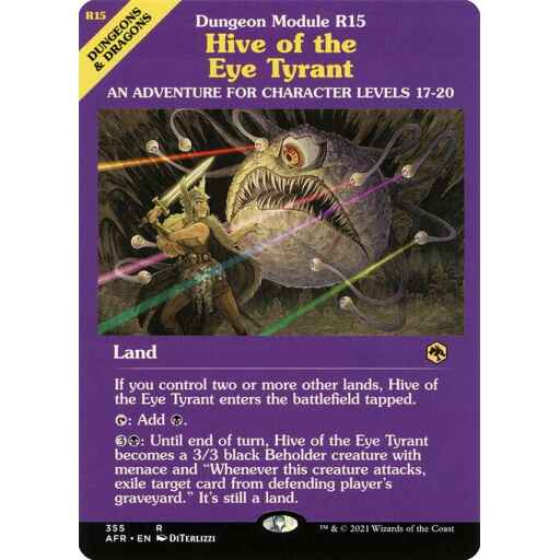 Adventures in the Forgotten Realms - 355 - Hive of the Eye Tyrant - Rare - C - Non-foil