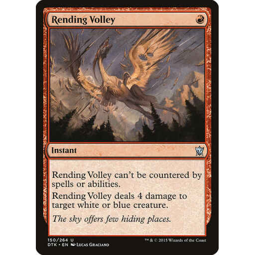Dragons of Tarkir - 150 - Rending Volley - Uncommon - R - Non-foil