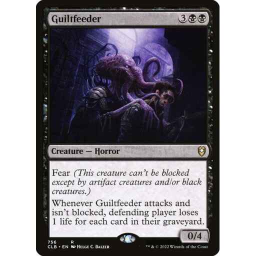 Commander Legends: Battle for Baldur's Gate - 756 - Guiltfeeder - Rare - B - Non-foil