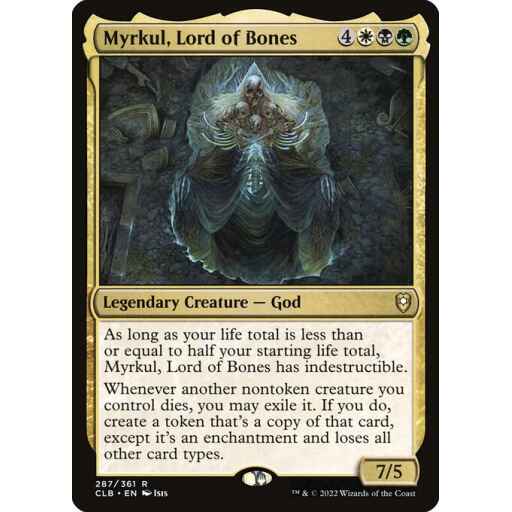 Commander Legends: Battle for Baldur's Gate - 287 - Myrkul, Lord of Bones - Rare - Multi - Non-foil