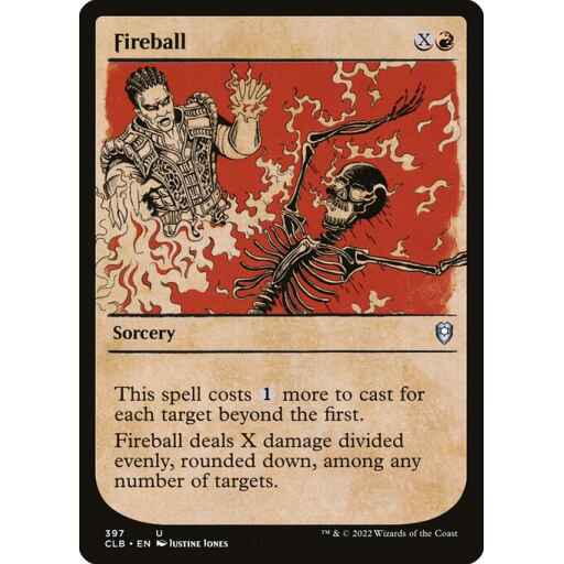 Commander Legends: Battle for Baldur's Gate - 397 - Fireball - Uncommon - R - Non-foil