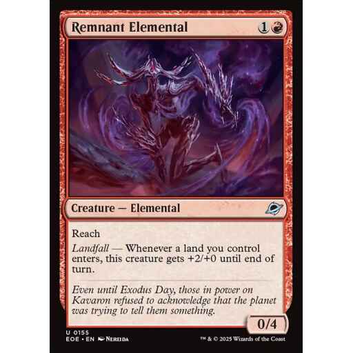 Edge of Eternities - 155 - Remnant Elemental - Uncommon - R - Non-foil