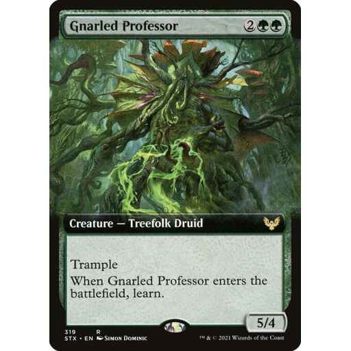 Strixhaven: School of Mages - 319 - Gnarled Professor - Rare - G - Non-foil