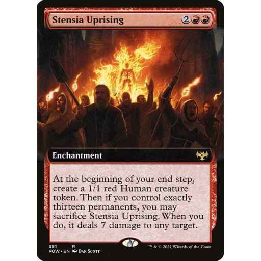 Innistrad: Crimson Vow - 381 - Stensia Uprising - Rare - R - Non-foil