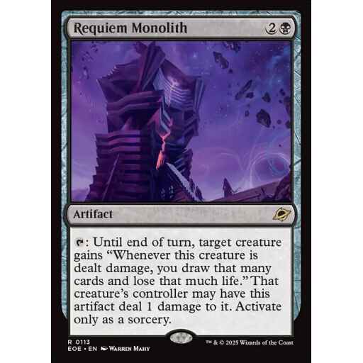 Edge of Eternities - 113 - Requiem Monolith - Rare - B - Non-foil