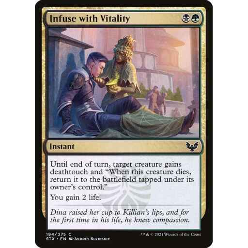 Strixhaven: School of Mages - 194 - Infuse with Vitality - Common - BG - Non-foil
