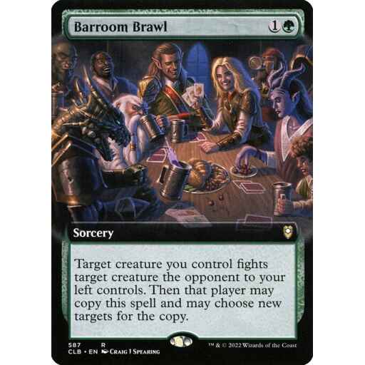 Commander Legends: Battle for Baldur's Gate - 587 - Barroom Brawl - Rare - G - Non-foil