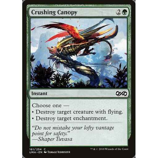 Ultimate Masters - 161 - Crushing Canopy - Common - G - Non-foil