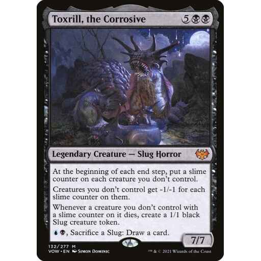 Innistrad: Crimson Vow - 132 - Toxrill, the Corrosive - Mythic - B - Non-foil