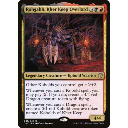 Dominaria United Commander - 41 - Rohgahh, Kher Keep Overlord - Rare - BR - Non-foil