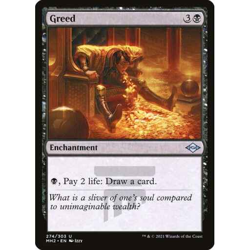 Modern Horizons 2 - 274 - Greed - Uncommon - B - Non-foil