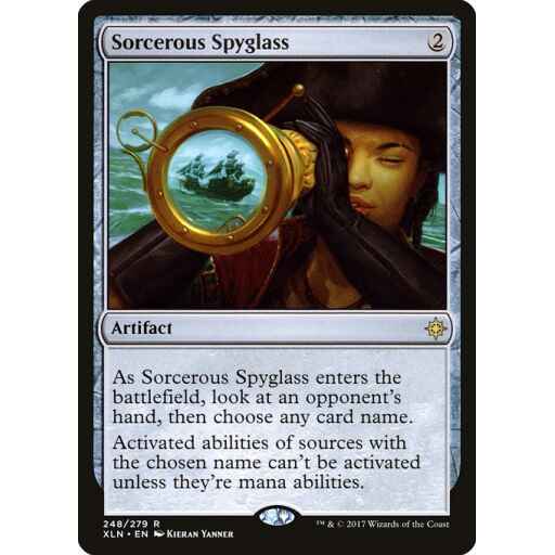 Ixalan - 248 - Sorcerous Spyglass - Rare - C - Non-foil