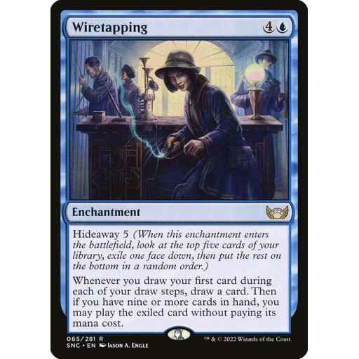 Streets of New Capenna - 65 - Wiretapping - Rare - U - Non-foil