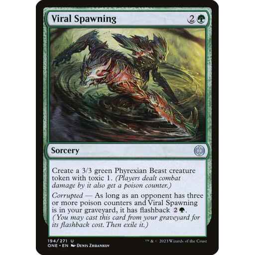 Phyrexia: All Will Be One - 194 - Viral Spawning - Uncommon - G - Non-foil