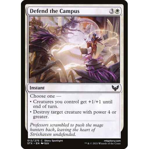 Strixhaven: School of Mages - 12 - Defend the Campus - Common - W - Non-foil