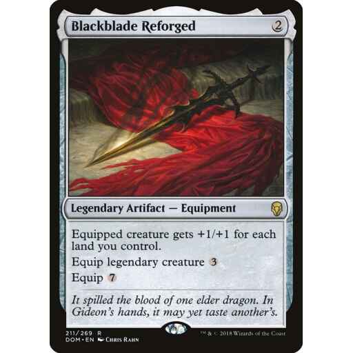 Dominaria - 211 - Blackblade Reforged - Rare - C - Non-foil