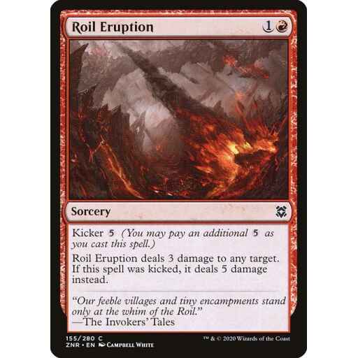 Zendikar Rising - 155 - Roil Eruption - Common - R - Non-foil
