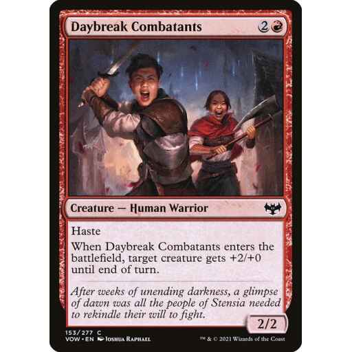 Innistrad: Crimson Vow - 153 - Daybreak Combatants - Common - R - Non-foil