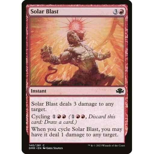 Dominaria Remastered - 140 - Solar Blast - Common - R - Non-foil