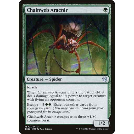 Theros Beyond Death - 167 - Chainweb Aracnir - Uncommon - G - Non-foil