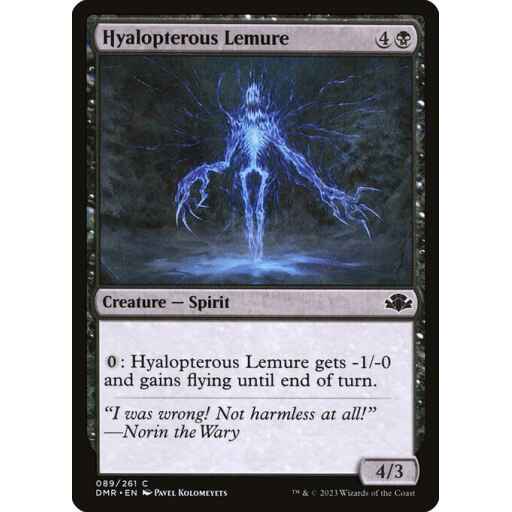 Dominaria Remastered - 89 - Hyalopterous Lemure - Common - B - Non-foil