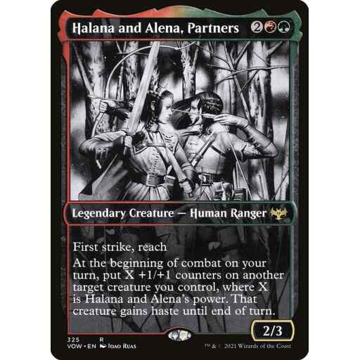 Innistrad: Crimson Vow - 325 - Halana and Alena, Partners - Rare - RG - Non-foil