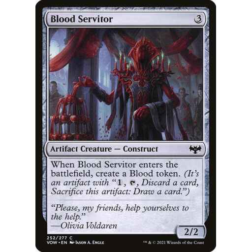 Innistrad: Crimson Vow - 252 - Blood Servitor - Common - C - Foil