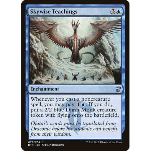 Dragons of Tarkir - 79 - Skywise Teachings - Uncommon - U - Non-foil