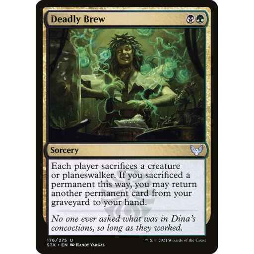 Strixhaven: School of Mages - 176 - Deadly Brew - Uncommon - BG - Non-foil