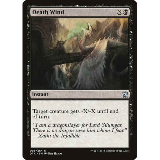 Dragons of Tarkir - 95 - Death Wind - Uncommon - B - Non-foil