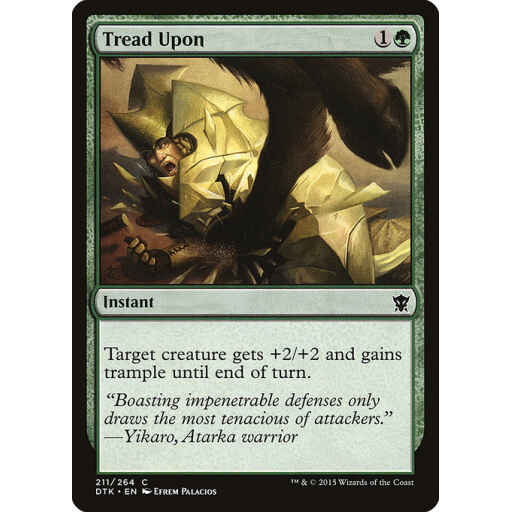 Dragons of Tarkir - 211 - Tread Upon - Common - G - Non-foil