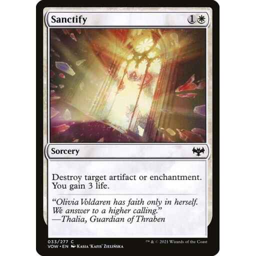Innistrad: Crimson Vow - 33 - Sanctify - Common - W - Foil