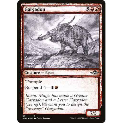 Modern Horizons 2 - 351 - Gargadon - Common - R - Non-foil