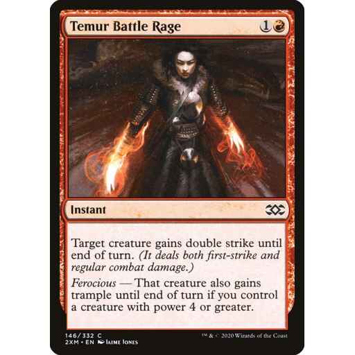 Double Masters - 146 - Temur Battle Rage - Common - R - Non-foil